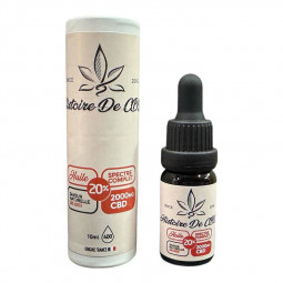 HUILE CBD - 20 % - 2000 MG - FULL SPECTRUM - HISTOIRE DE CBD - MADE IN FRANCE