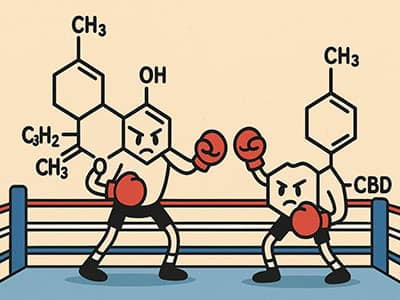 CBD vs THC : différences, effets et légalité